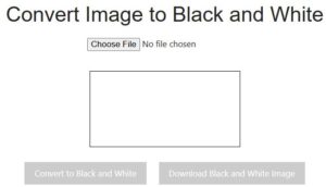 Convert Image to Black and White