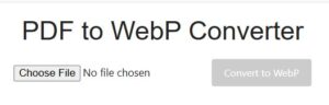Free pdf to webp converter
