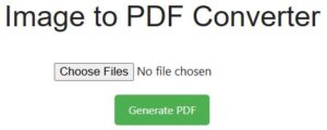 Image to PDF Converter