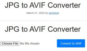 JPG to AVIF Converter