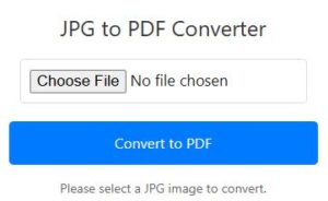 JPG to PDF converter free