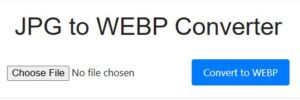 JPG to WEBP converter free