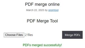 PDF merge online