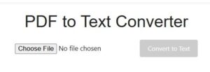 PDF to text converter online