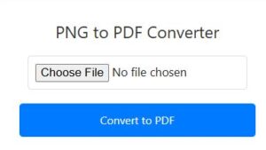 PNG TO PDF Converter