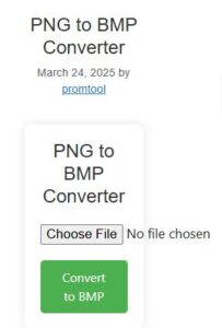 PNG to BMP Converter