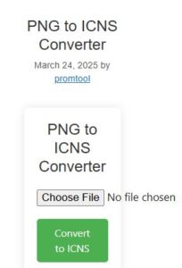 PNG to ICNS Converter