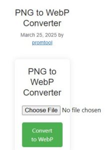 PNG to WebP Converter