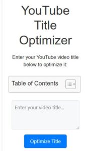 Youtube title generator